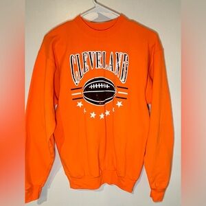 Emily Roggenburk Cleveland Football Sweatshirt, Size Small, EUC